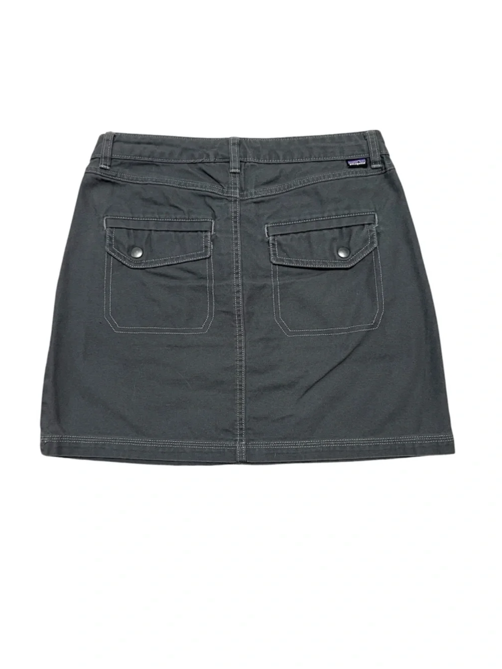 Patagonia Dark Charcoal A-Line Mini Skirt
